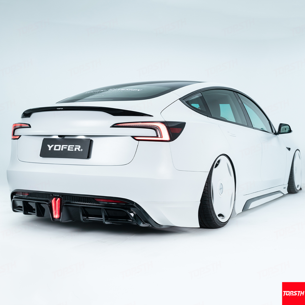 Tesla Model 3 (2024+) Yofer Full PP Body Kit – Sport Front Bumper, Lip, Side Skirts & Rear Diffuser