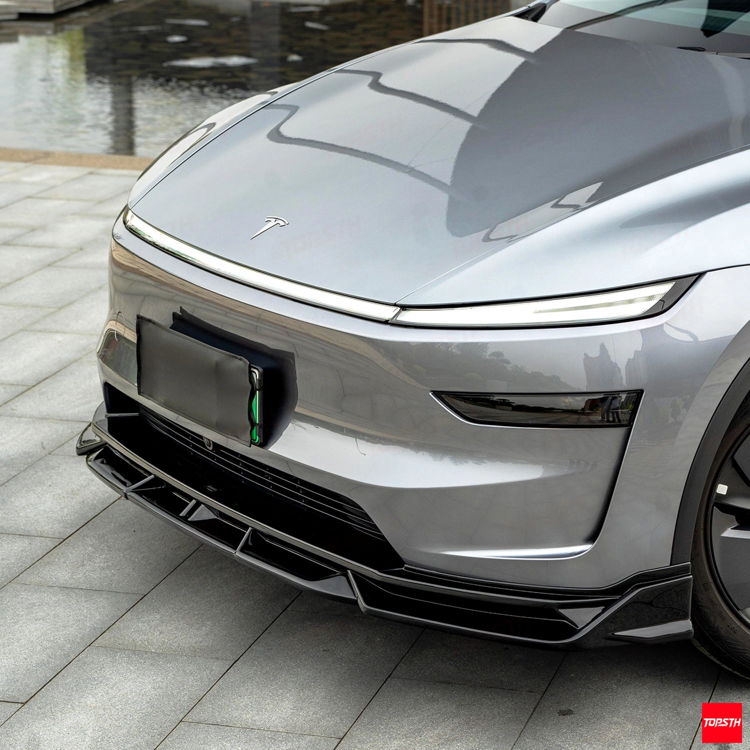 TOPSTH BOTC Style ABS Body Kit for 2025+ Tesla Model Y juniper, Side Profile.