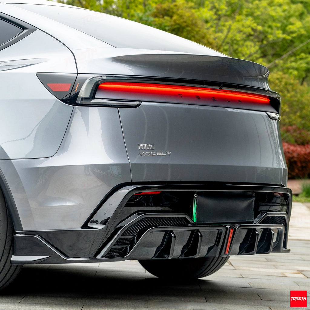 TOPSTH BOTC Style ABS Body Kit for 2025+ Tesla Model Y juniper, Side Skirts Detail.