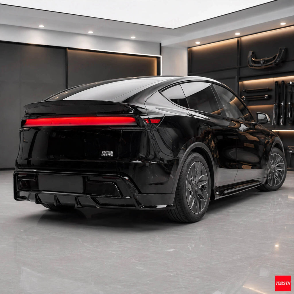 TOPSTH MRK Style ABS Body Kit for 2025+ Tesla Model YL, Rear 3 Quarter View.