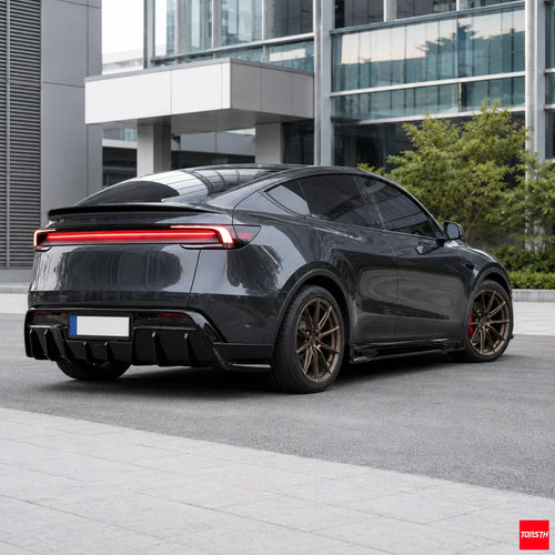 TOPSTH SP Style ABS Body Kit for 2025+ Tesla Model YL/YYY, Rear 3 Quarter View.