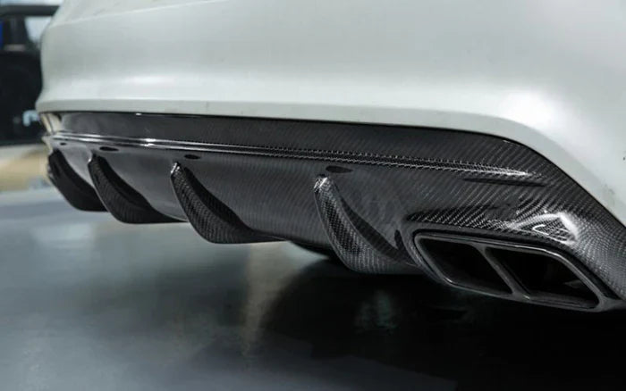 Mercedes W117 CLA45 AMG Style Carbon Fiber Rear Diffuser