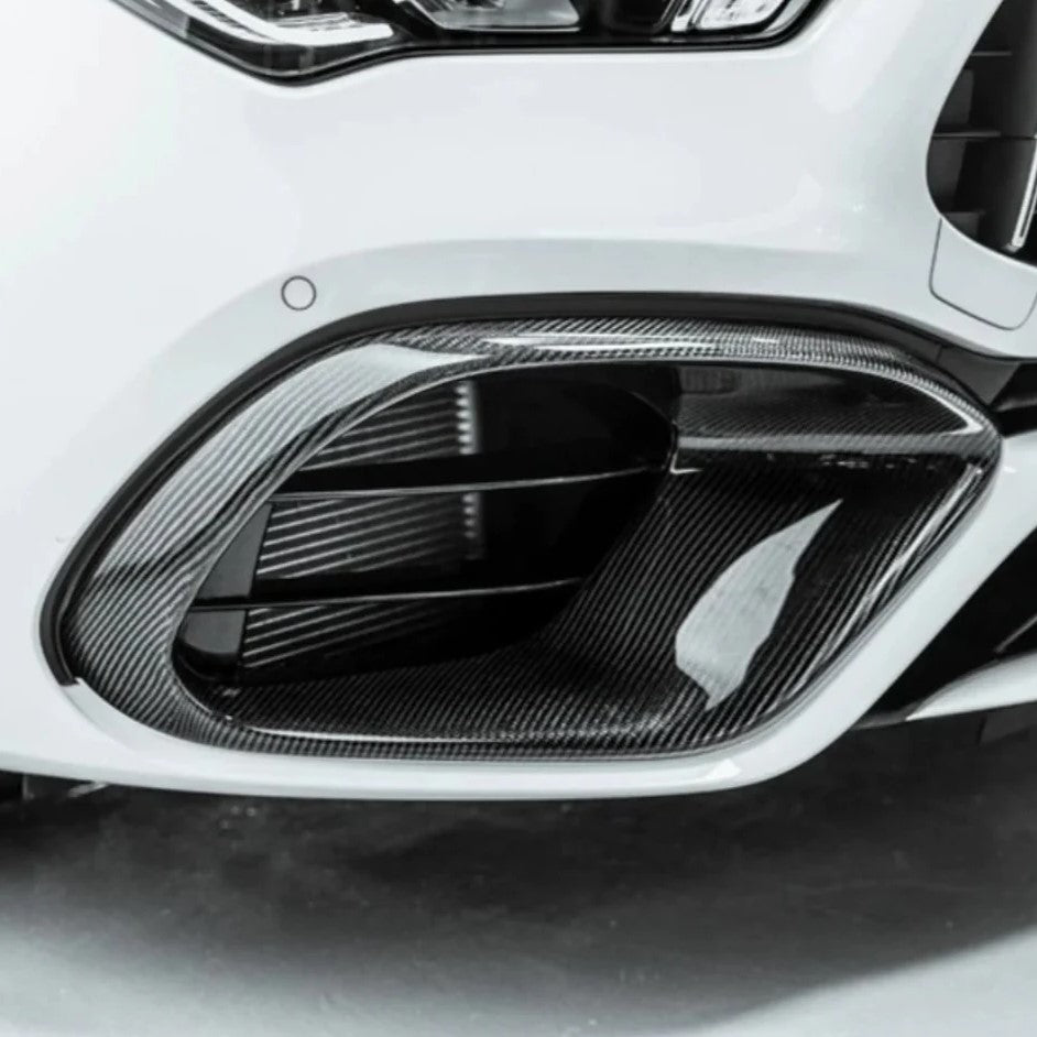 Mercedes W118 Carbon Fiber Front Air Vent Cover Canards