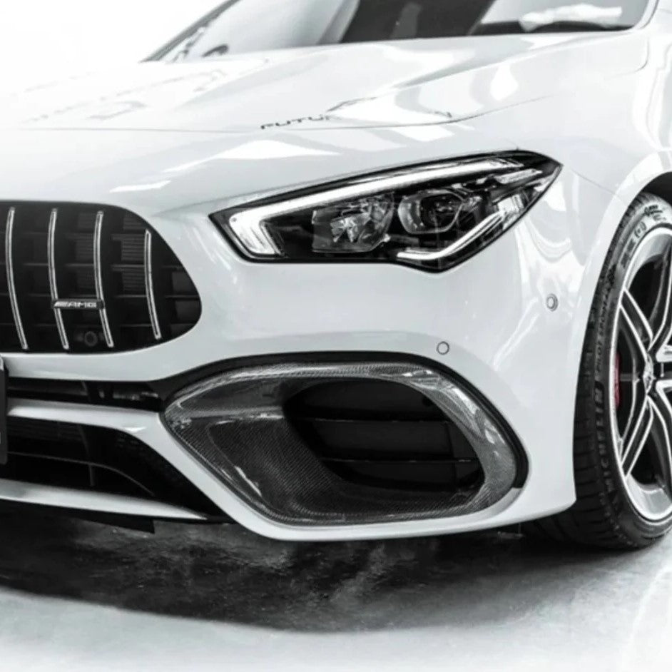Mercedes W118 Carbon Fiber Front Air Vent Cover Canards