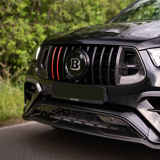Mercedes W167 Brabus Style Carbon Fiber Front Grille Google Ads 3