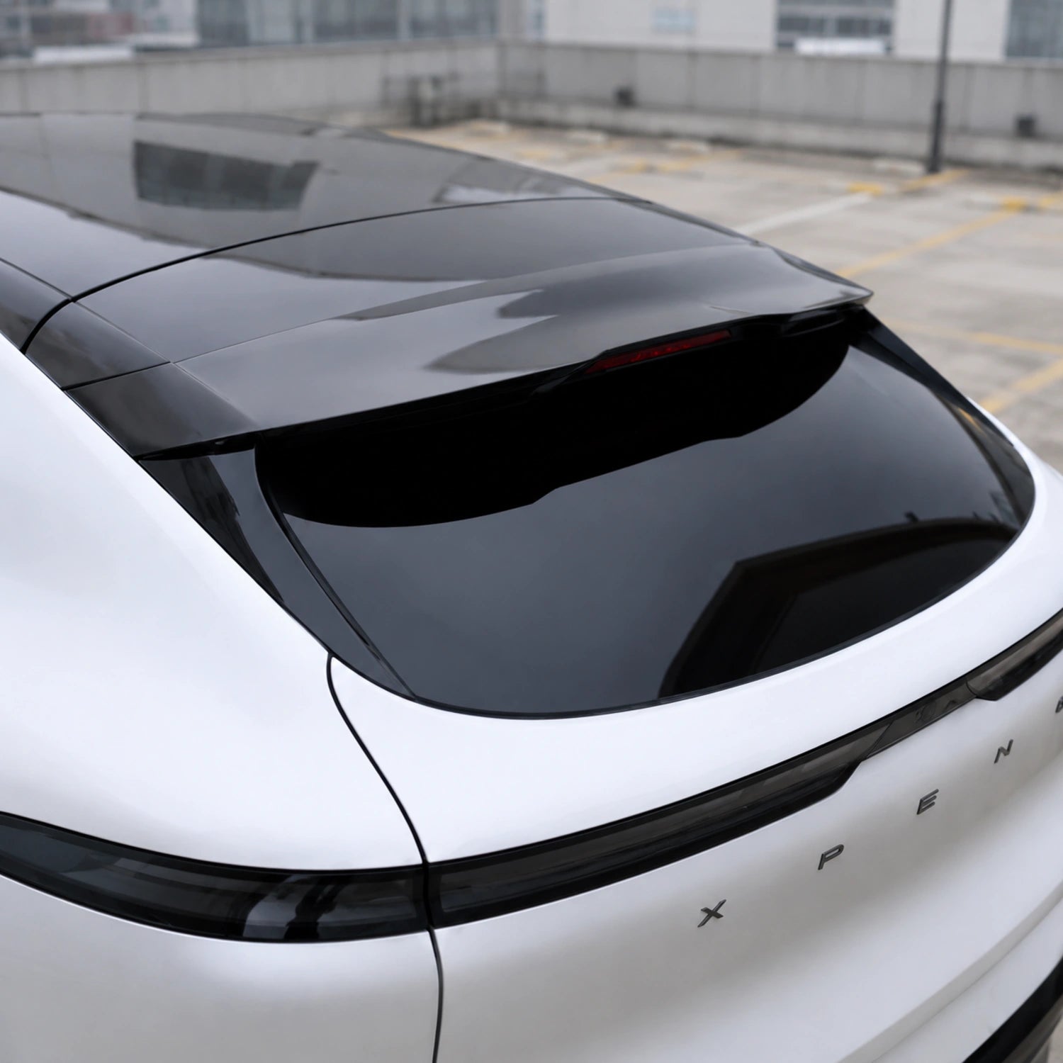 TOPSTH Sport Style ABS Rear Spoiler for 2025+ XPeng G6, Rear Spoiler Detail.