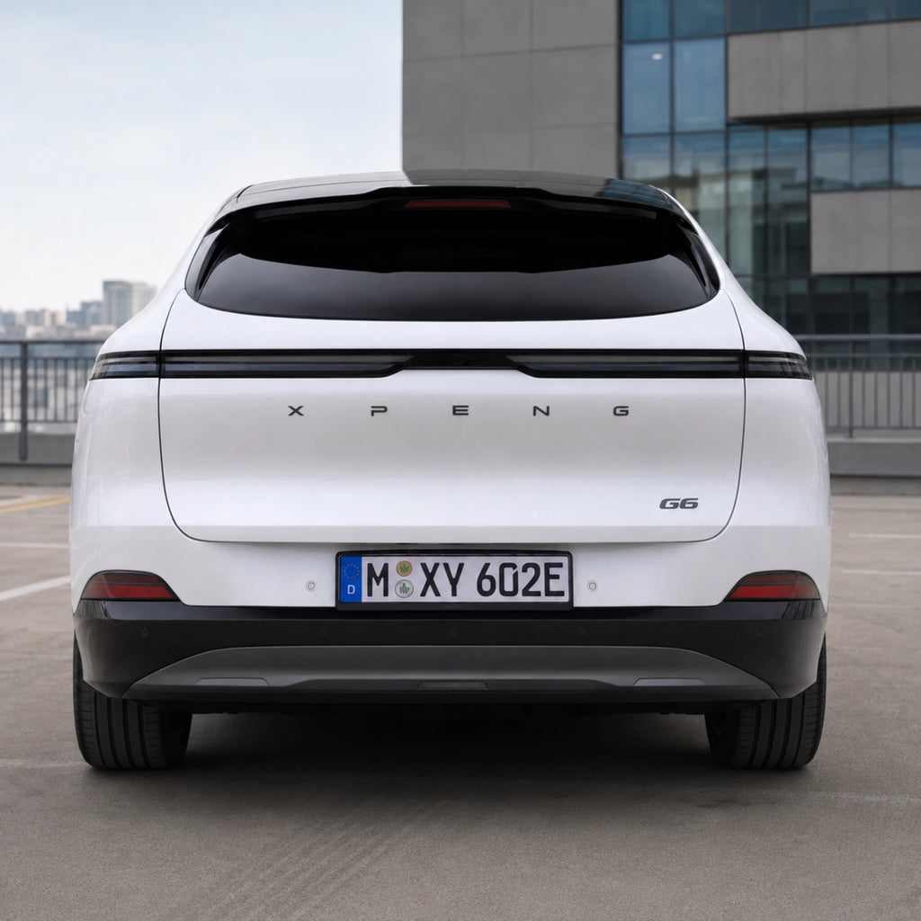 TOPSTH Sport Style ABS Rear Spoiler for 2025+ XPeng G6, Rear Spoiler Detail.