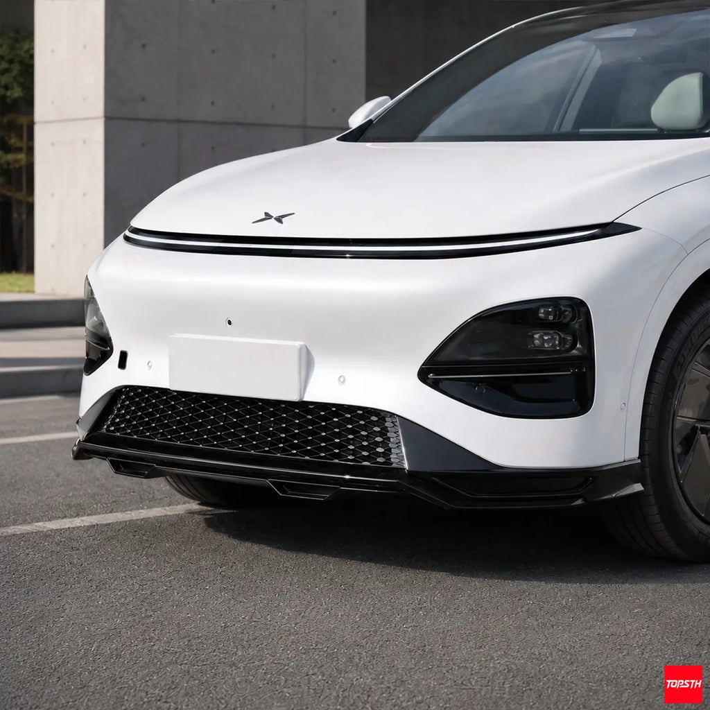 TOPSTH YG Style ABS Body Kit for 2025+ XPeng G6, Front Lip Close Up.