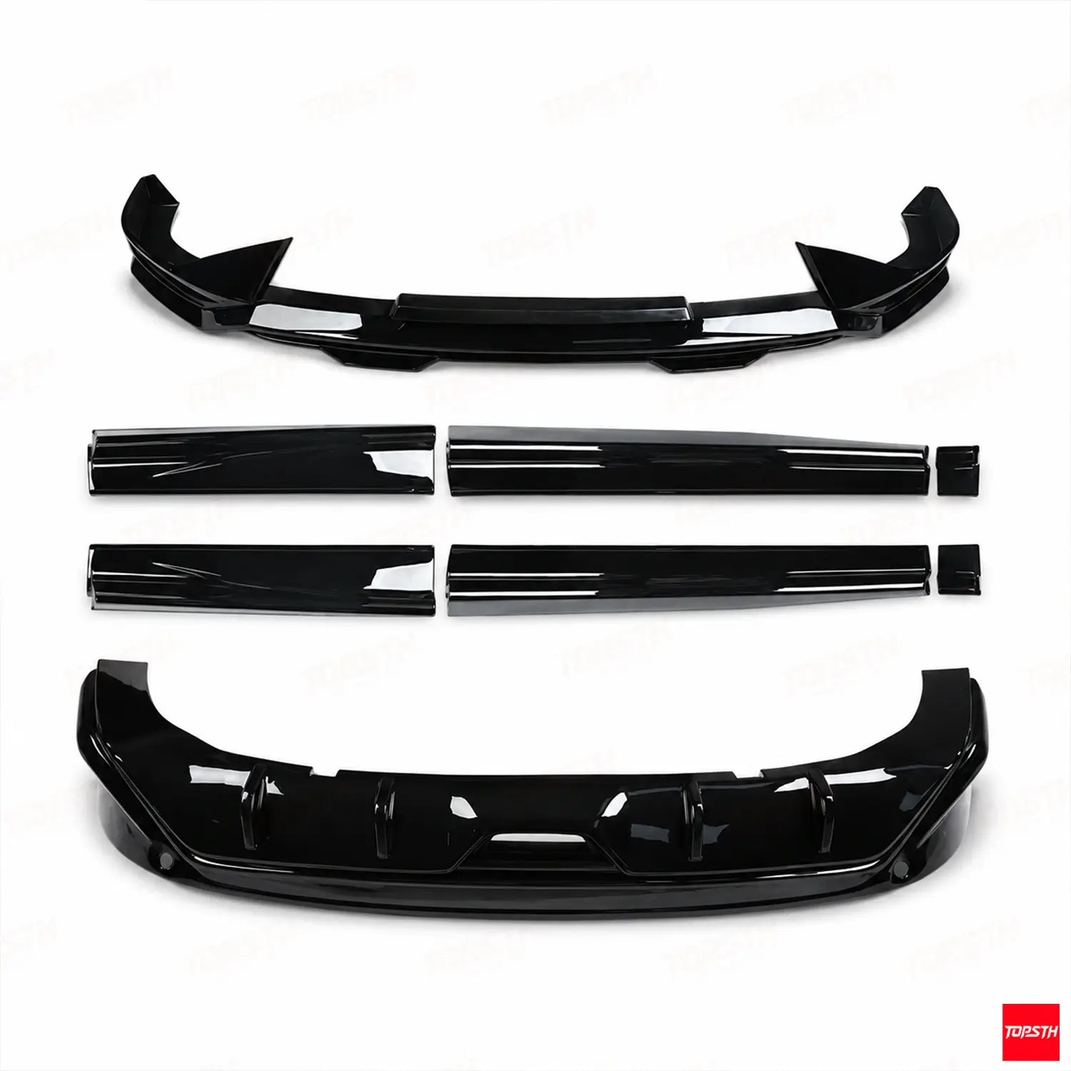 TOPSTH YG Style ABS Body Kit for 2025+ XPeng G6, White Background Parts.