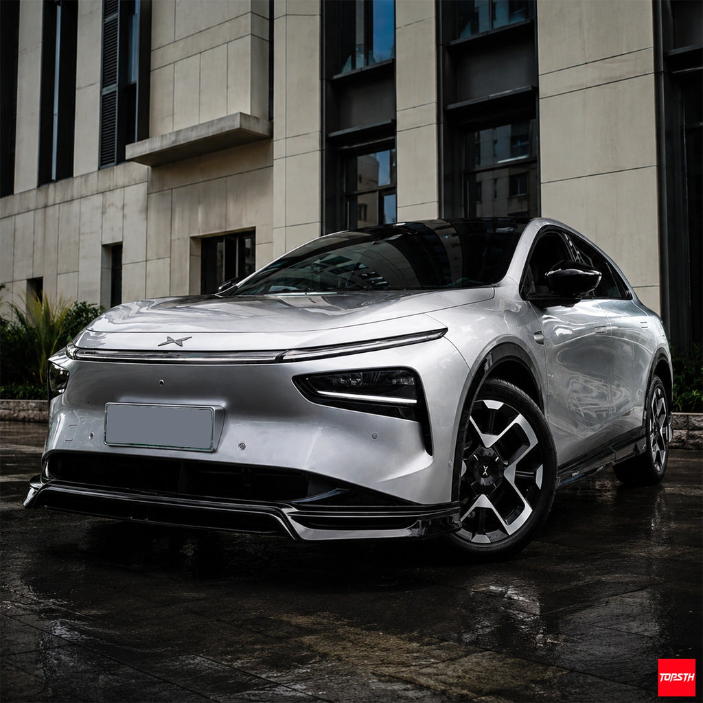 TOPSTH TP Style ABS Body Kit for 2025+ Xpeng G7, Front 3 Quarter View.